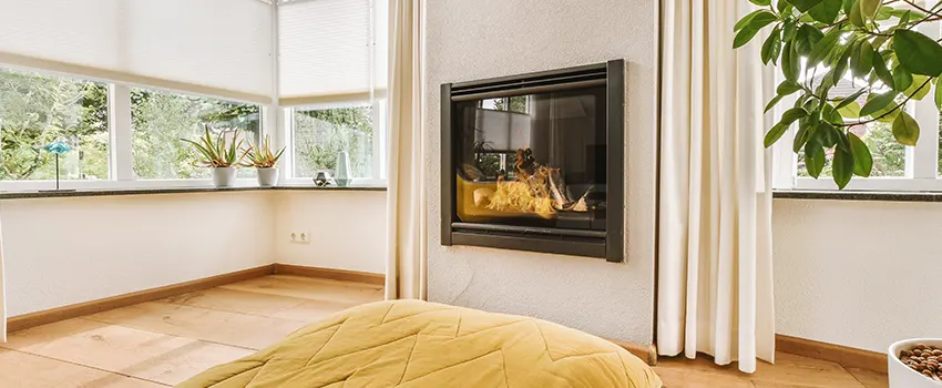 Residential Fireplace Ceramic Glass Installation in San Carlos, CA