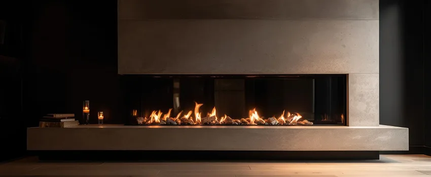 Gas Fireplace Ember Bed Design Services in San Carlos, California