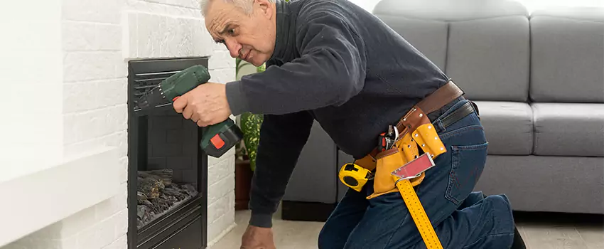 New Indoor Fireplace Installation in San Carlos, California