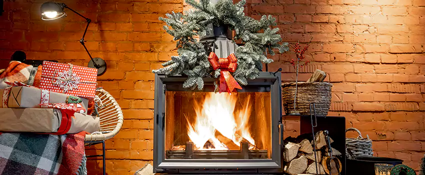 Travis Industries Linear Gas Fireplace Installation in San Carlos, California