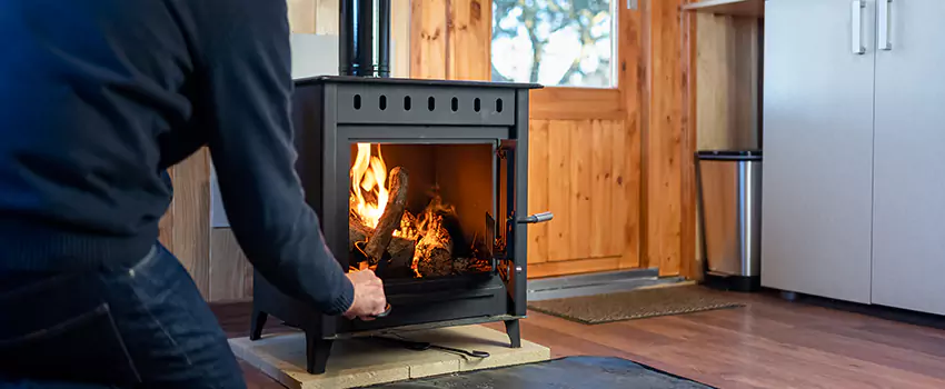 Open Hearth Wood Fireplace Installation in San Carlos, CA