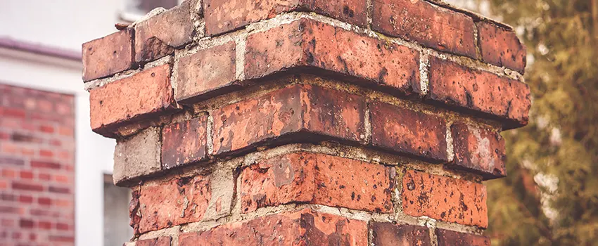 Cracked Chimney Bricks Repair Cost in San Carlos, California