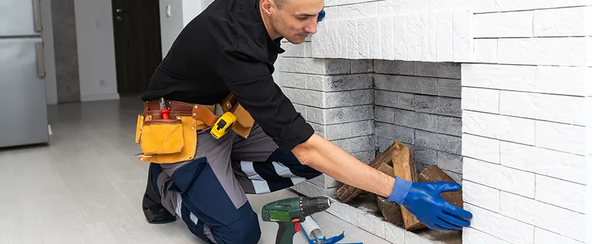 Fireplace Damaged Damper Frame Repair Services in San Carlos, California