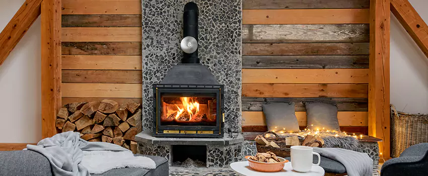 Thelin Hearth Products Direct Vent Gas Stove Fireplace Inspection in San Carlos, California